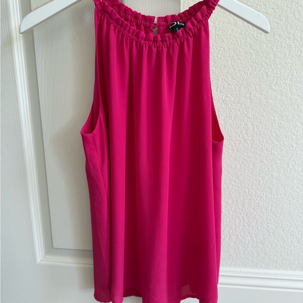 Dark Pink Sleeveless Top - DL - Size S - EUC!